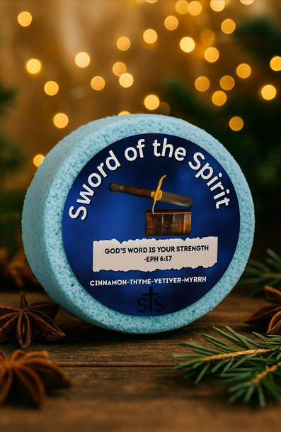⚔️ Sword of the Spirit – Armor of God Shower Steamer