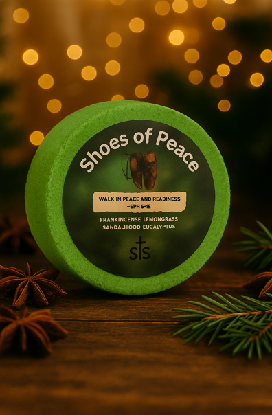 💚 Shoes of Peace – Armor of God Shower Steamer